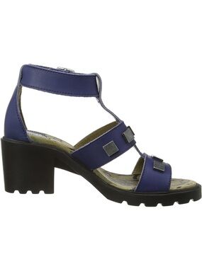 Gently Used Fly London “Clin” Studded Sandals 37